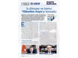 İŞ DÜNYASI ve KAMU ‘YÜKSELEN ASYA’YI KONUŞTU