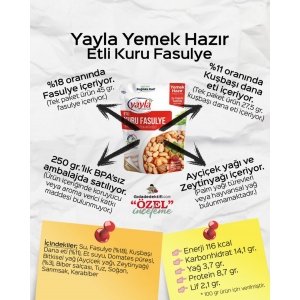 GIDA DEDEKTİFİ’NİN GÖZÜNDEN YAYLA YEMEK HAZIR ETLİ KURU FASULYE