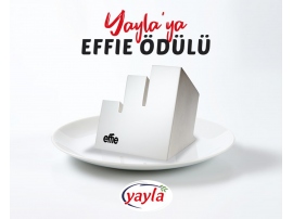 MUTFAĞIN YENİ STARI YAYLA YEMEK HAZIR GÜMÜŞ EFFIE ÖDÜLÜ KAZANDI