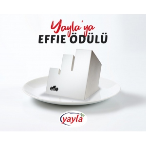 MUTFAĞIN YENİ STARI YAYLA YEMEK HAZIR GÜMÜŞ EFFIE ÖDÜLÜ KAZANDI