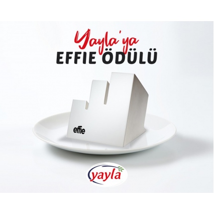MUTFAĞIN YENİ STARI YAYLA YEMEK HAZIR GÜMÜŞ EFFIE ÖDÜLÜ KAZANDI