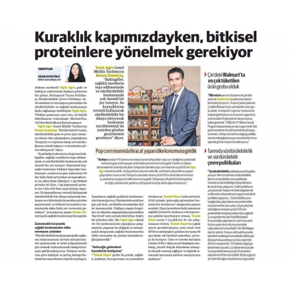 KURAKLIK KAPIMIZDAYKEN, BİTKİSEL PROTEİNLERE YÖNELMEK GEREKİYOR