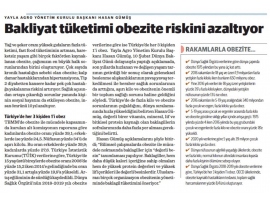 BAKLİYAT TÜKETİMİ OBEZİTE RİSKİNİ AZALTIYOR