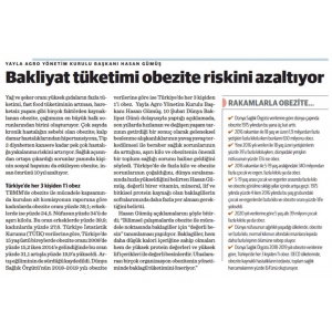 BAKLİYAT TÜKETİMİ OBEZİTE RİSKİNİ AZALTIYOR