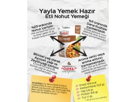 GIDA DEDEKTİFİ’NİN GÖZÜNDEN YAYLA YEMEK HAZIR ETLİ NOHUT