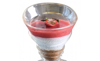 CHİA PUDİNGLİ  ÇİLEKLİ CHEESECAKE