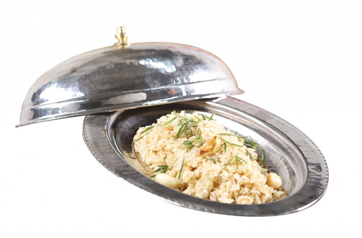 KEPEKLİ PİRİNÇ PİLAVI