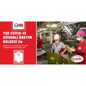 YAYLA ÜRÜNLERİNİN HİJYENİ TSE GÜVENCESİNDE