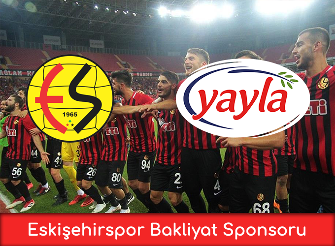 Eskişehirspor Bakliyat Sponsorluğumuzu duyurmaktan memnuniyet duyuyoruz.  Yayla Bakliyat olarak Türk sporunun yanında olmaya devam ediyoruz.