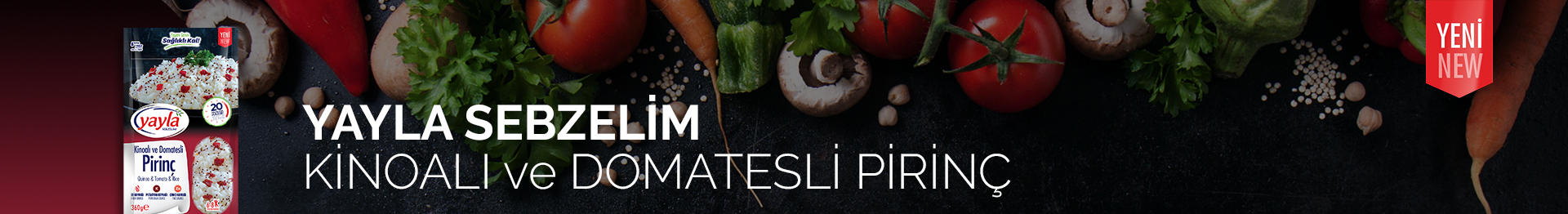 KİNOALI VE DOMATESLİ PİRİNÇ