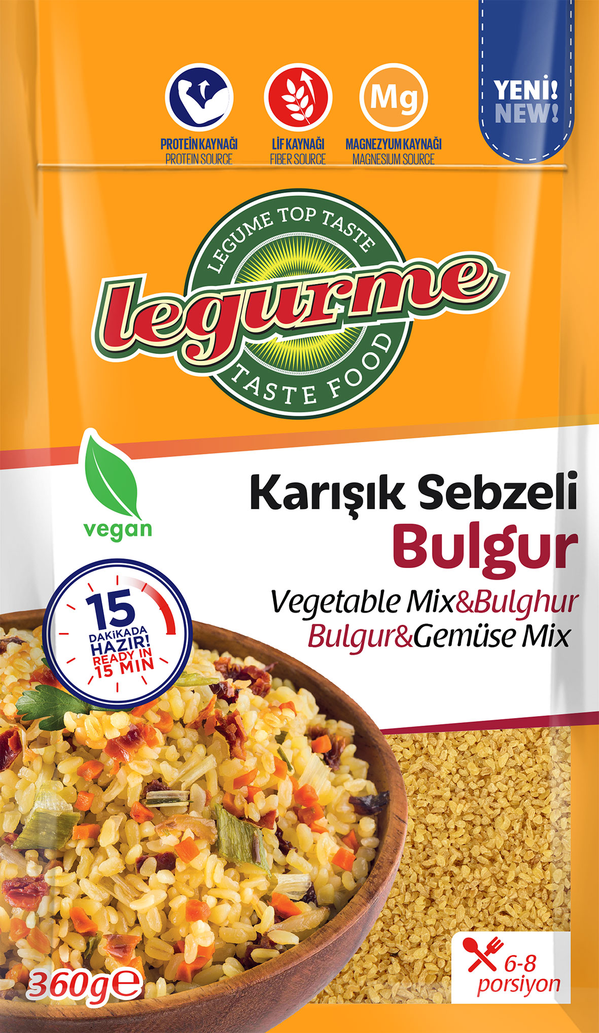 KARIŞIK SEBZELİ BULGUR