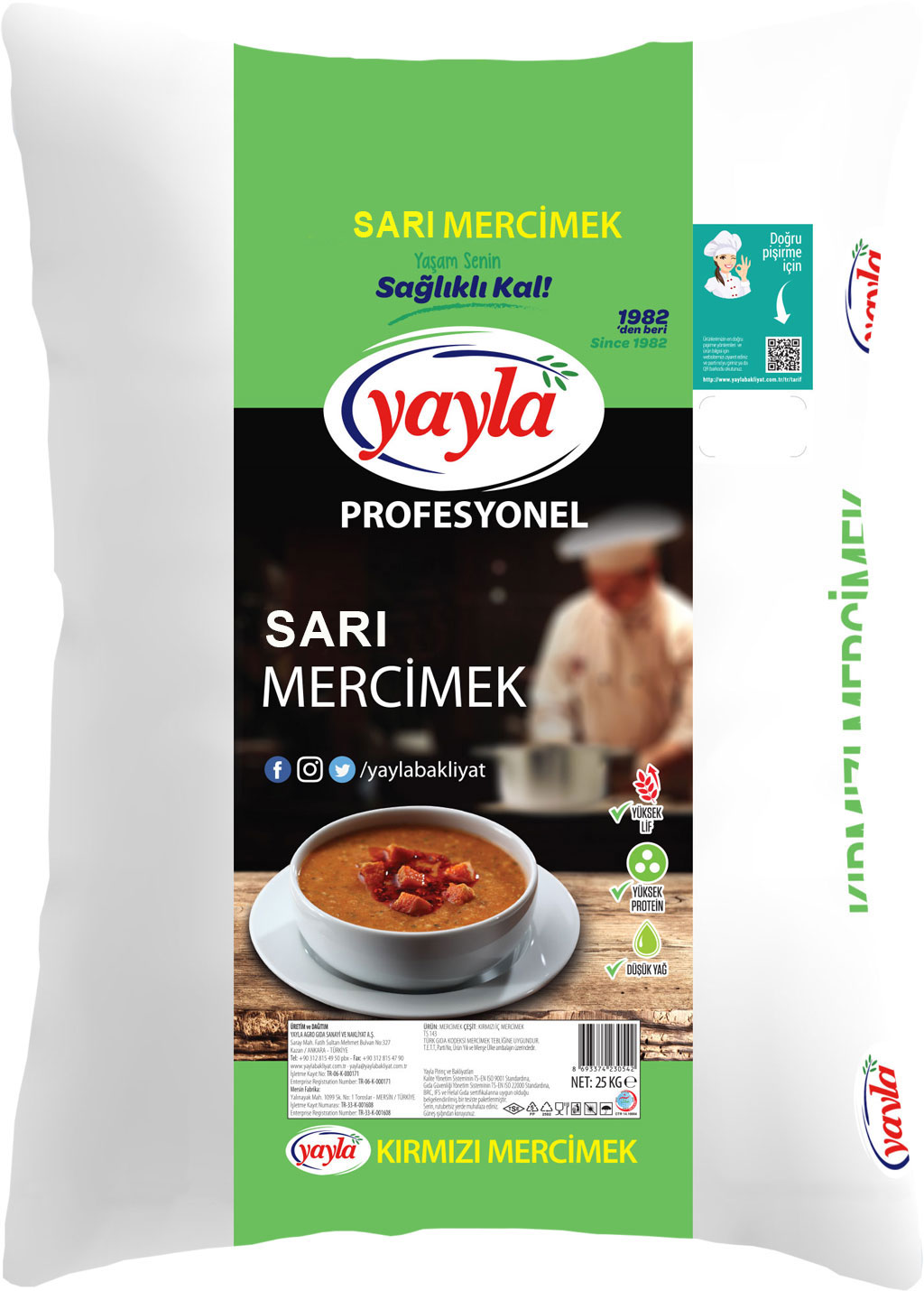 SARI MERCİMEK